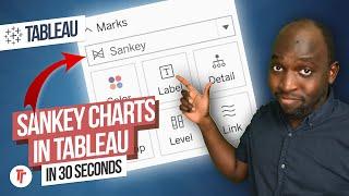 Build Sankey Charts in Tableau 24.2 in 30 seconds | Tableau Viz Extensions