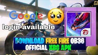 free fire x86 apk ob 36 phoenix os no lag/link in discription