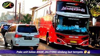 LENGKONG pagi pakai unit bekas ANAK JALITENG ternyata‼️Occopency penumpang Oleced Libur skolah hari1