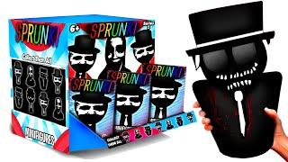 The LARGEST Sprunki Mr. BLACK HAT MYSTERY BOX! NEW PHASE 0-100, BLACK SPRUNKI Minifigures