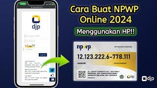 Cara Buat NPWP Online 2025 Lewat HP | Daftar NPWP Online Dari Awal Sampai Jadi