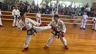 ITF sparring drills - warming up for sparring