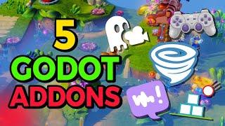 The 5 MUST Have ADDONS for Godot 4