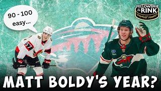 Matt Boldy 90-100 points? | Minnesota Wild News | NHL Media Tour Vegas | Shane Pinto Michael Russo