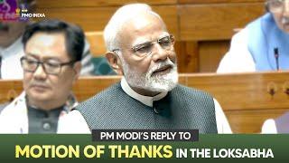 Live: Prime Minister Narendra Modi's reply to Motion of Thanks in the Loksabha