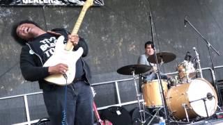 Amazing Guitar Solo ala Hendrix with Seattle's Delvon Lamarr Organ Trio Rock Folklife 2017