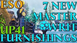 7 New Master Writ Furnishing Plans | Rolis Hlaalu | Update 41 | ESO | 2023