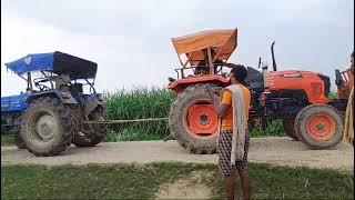 Kubota tractor vs sonalika#video