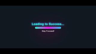 Loading Animation Tutorial | Create a Glowing Progress Bar with HTML & CSS | Web Development Tips