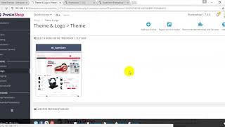 How to install theme in prestashop 1 7