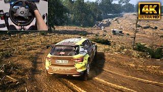 Skoda Fabia RS Rally2 - EA WRC Gameplay 4K | Thrustmaster TS-PC Racer