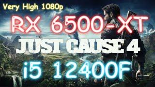 RX 6500 XT + i5 12400F - Just Cause 4 - Very High (Max in this game)- 1080p