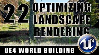 Landscape Optimization Using Runtime Virtual Textures - Building Worlds In Unreal - Episode 22