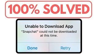 How to fix "unable to download app at this time" on iPhone  iOS 12 *2018*