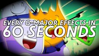 BFDIA 13 But Every G-Major Effects in 60 Seconds [1-18]