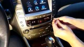 Lexus IS250 IS350 IS220d Navigation DVD Eject HOW TO