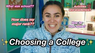 How to Choose a College