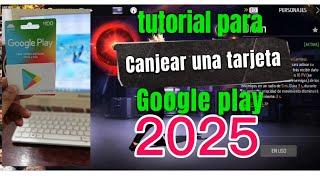 ️ COMO RECARGAR DIAMANTES EN FREE FIRE CON TARJETAS GOOGLE PLAY 2025️ | FACIL Y RAPIDO |