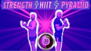 STRENGTH HIIT PYRAMID UPPER & LOWER BODY TABATA WORKOUT with RICK HOWARD PT & ANT PAY TFX dumbells