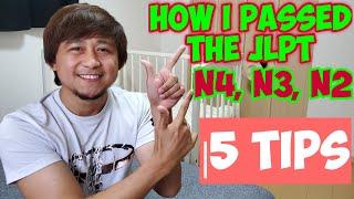 HOW I PASSED THE JLPT N4, N3, N2 | 5 TIPS