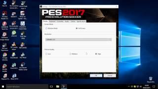 How to change PES 2017 resolution in Full HD