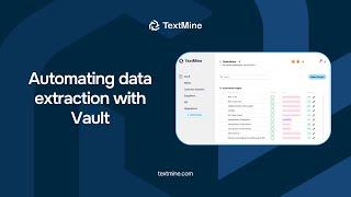 Automating document data extraction with Vault