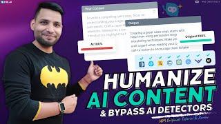 How to Bypass AI Detection | Bypass GPTZero, Originality.ai & More | 100% Human Score | HIX Bypass
