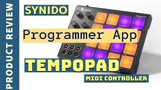 The Synido TempoPAD P16 MIDI Controller Programmer Software