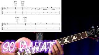 So What ( Jazz ) - Guitar Lesson