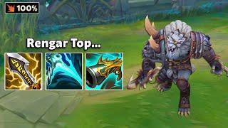 FULL CRIT RENGAR TOP IS SO BUSTED