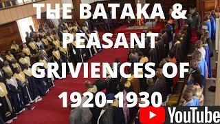 The Bataka and peasant griviences