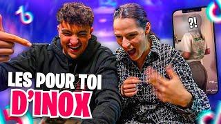 Je regarde les « pour toi » Tiktok d'Inoxtag (c'est trop drôle )