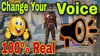 How to Change Your Voice In Pubg Mobile Without Third Party App New Trick| Change Your Voice In Pubg