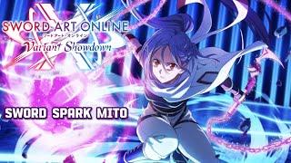 sword art online variant showdown  Sword Spark Mito Gacha #saovs