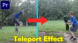 Teleport Effect Tutorial In Premiere Pro!