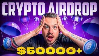 I Made $50,000 With Crypto Airdrops? ( EARN ON AIRDROP )