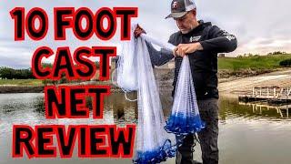 10 FOOT CAST NET REVIEW. This CAST NET is so affordable!