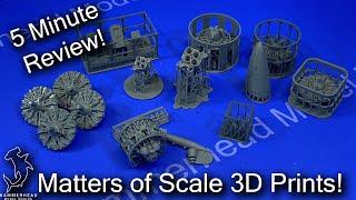 Matters of Scale Engines and Upgrades 3D printed | 5 Minute Review