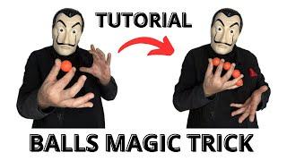 4 BALLS MAGIC TRICK TUTORIAL