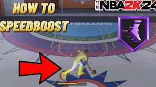 HOW TO SPEEDBOOST CONSISTENTLY ON NBA 2K24! HOW TO GET THE RIGHT SPEEDBOOST EVERYTIME!