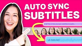 Sync Subtitles with Video Automatically!!