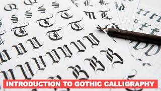 Introduction to Gothic Calligraphy | LeArn By Eshiksa