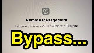 How to bypass "Remote Management" lock screen on iPhone, iPad & iPod - MDM unlock service