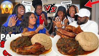 ROCK, PAPER, SCISSORS FUFU COMPETITION ft EFO RIRO & TURKEY