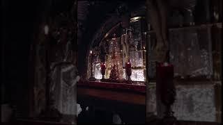 JERUSALEM: Jesus’ Tomb and the catacombs under it in the Church of the Holy Sepulchre