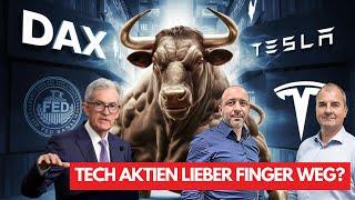 FED Sitzung- wir sind vorsichtig!  Tesla | CAC 40 | Bitcoin | DAX