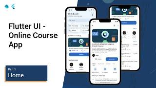 Flutter UI - Online Course App - Udemy Look a Like  / Speed Code - Part 1