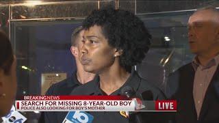 Police provide update on missing 8-year-old boy