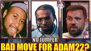 AKADEMIKS GOES IN ON ADAM 22 FOR INTERVIEWING POP SMOKE'S ASSAILANT ON NO JUMPER PLATFORM 