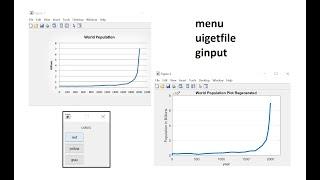 Advanced User Input Commands in MATLAB (menu, uigetfile, ginput)